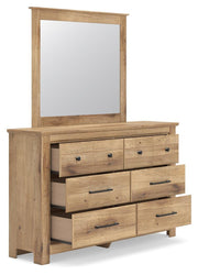 Makidern Queen Panel Bed, Dresser and Mirror - PCB1170B3