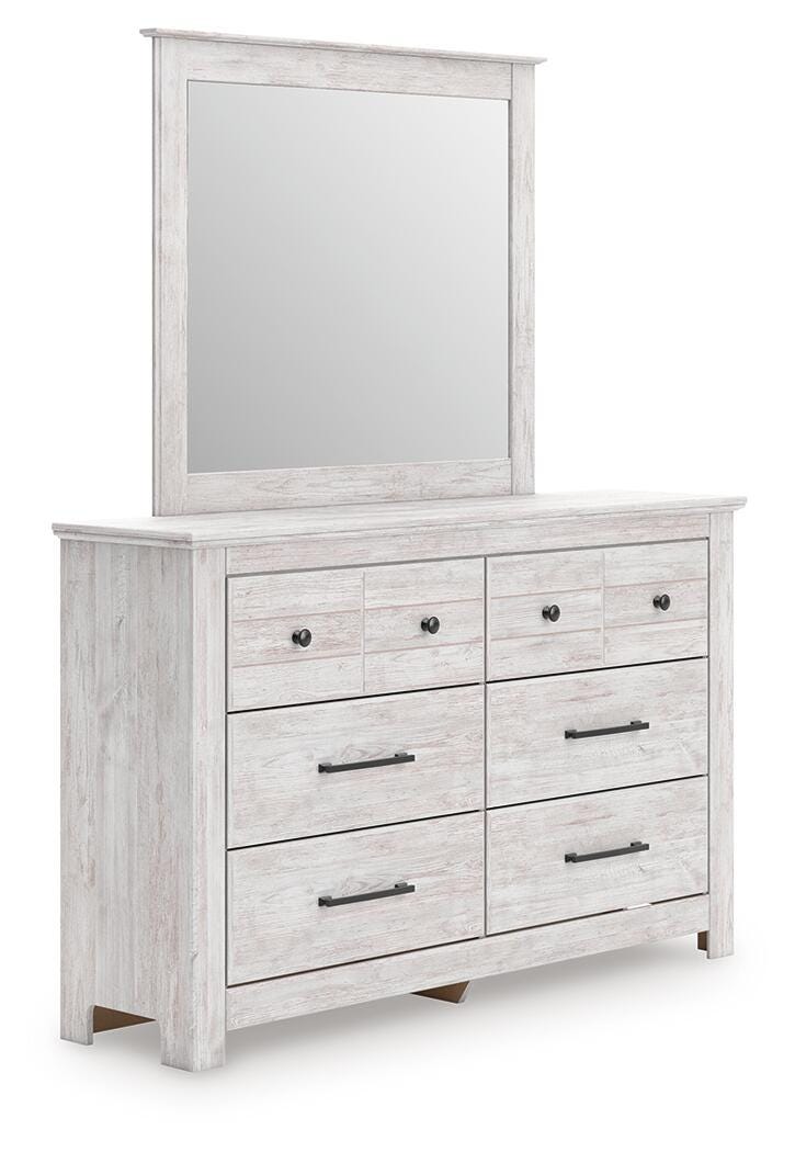 Makidern Queen Panel Bed, Dresser and Mirror - PCB1171B3