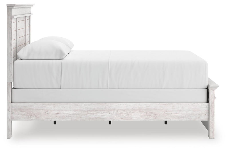 Makidern Queen Panel Bed, Dresser, Mirror and Nightstand - PCB1171B40