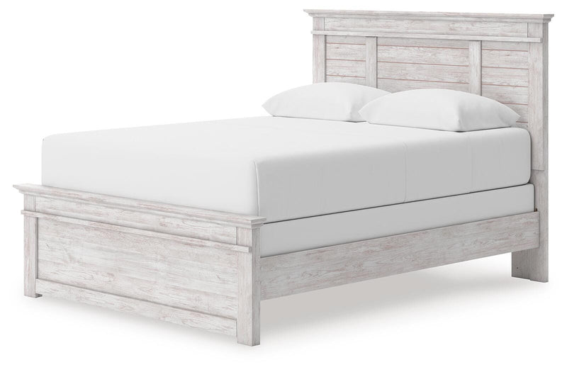 Makidern Queen Panel Bed, Dresser, Mirror and Nightstand - PCB1171B40
