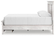Makidern Queen Panel Storage Bed, Dresser and Mirror - PCB1171B5