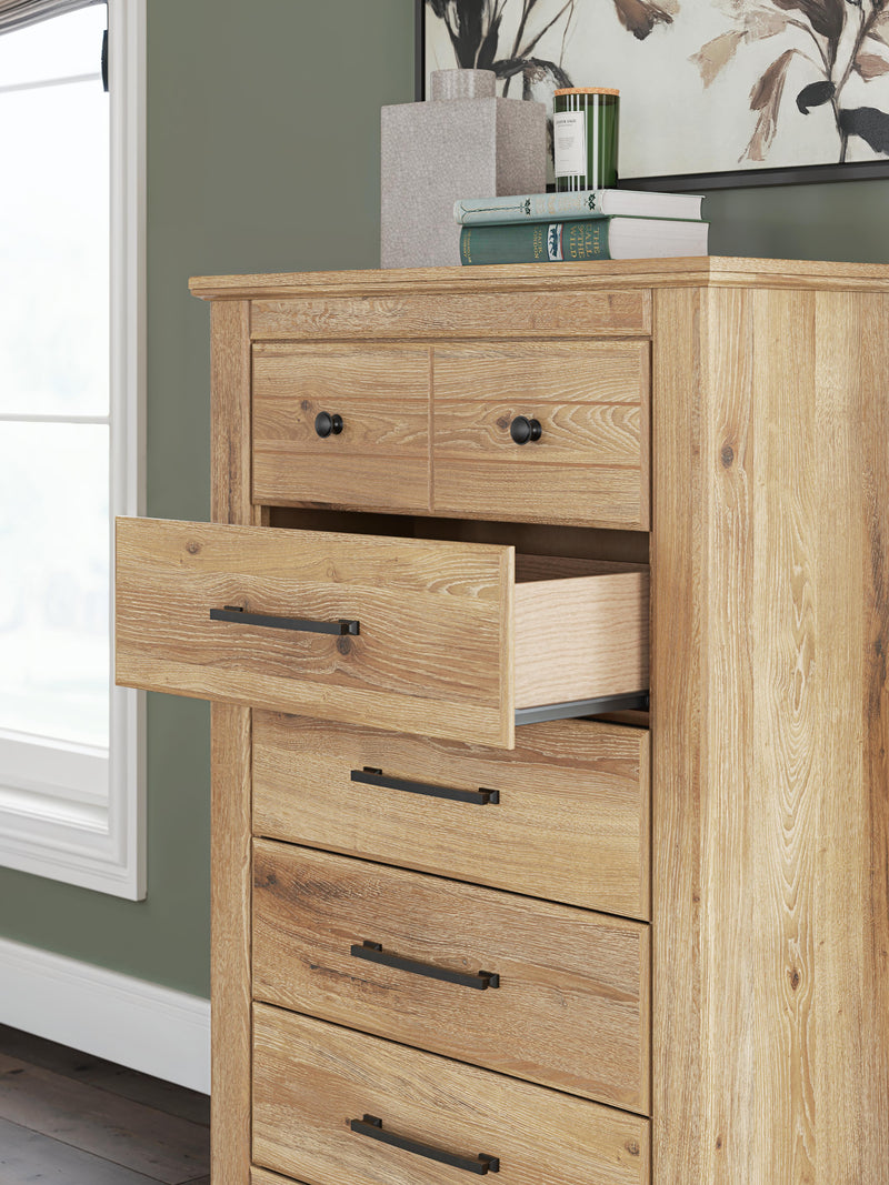 Makidern Tan Chest of Drawers - PCB1170-46
