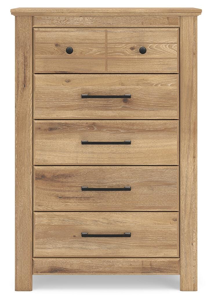 Makidern Tan Chest of Drawers - PCB1170-46