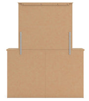 Makidern Tan Dresser and Mirror - PCB1170B1