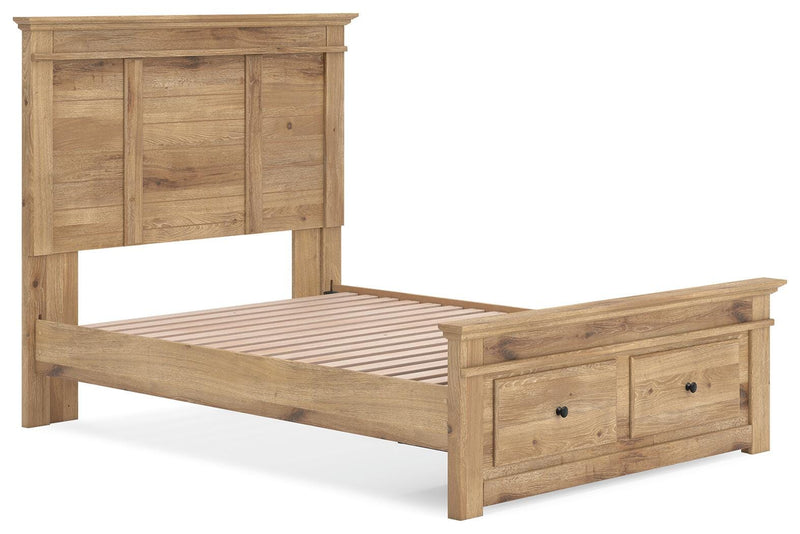 Makidern Tan Full Panel Storage Bed - PCB1170B23