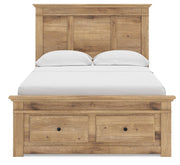 Makidern Tan Full Panel Storage Bed - PCB1170B39