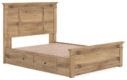 Makidern Tan Queen Panel Storage Bed - PCB1170B6