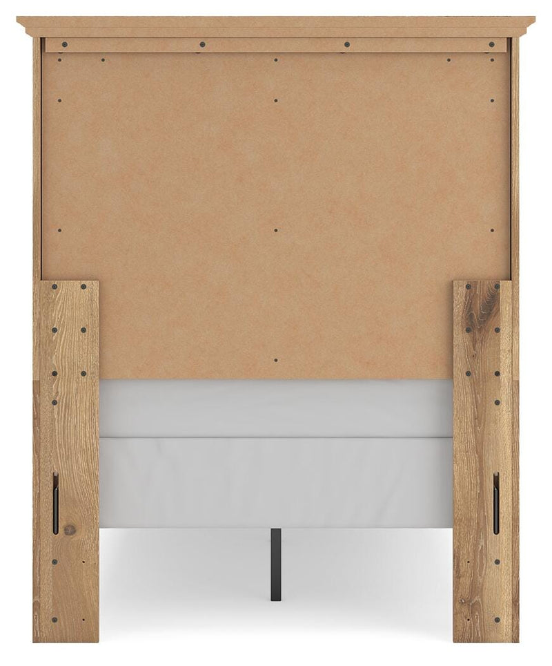 Makidern Tan Twin Panel Bed - PCB1170B18