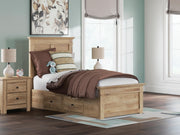 Makidern Tan Twin Panel Storage Bed - PCB1170B30