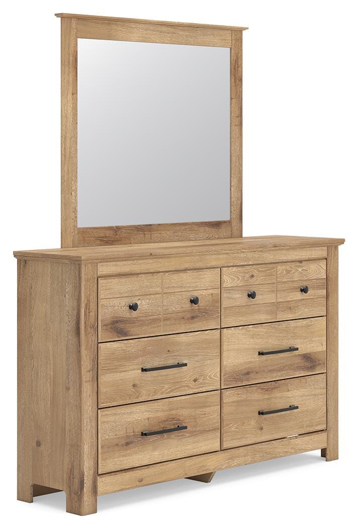 Makidern Twin Panel Bed, Dresser and Mirror - PCB1170B20