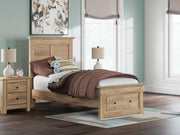 Makidern Twin Panel Storage Bed, Dresser and Mirror - PCB1170B24