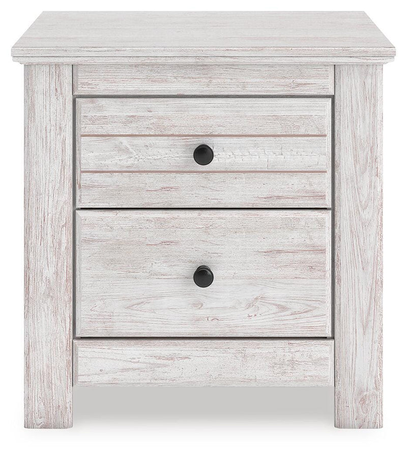 Makidern Whitewash Nightstand - PCB1171-92