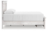 Makidern Whitewash Queen Panel Storage Bed - PCB1171B4