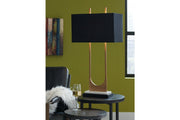 Malana Brass Finish Table Lamp - Lara FurnitureTable Lamp