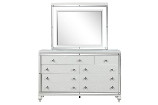Malibu - White Mirror with LED Light - B234-M