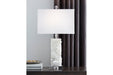 Malise White Table Lamp - Gate FurnitureTable Lamp