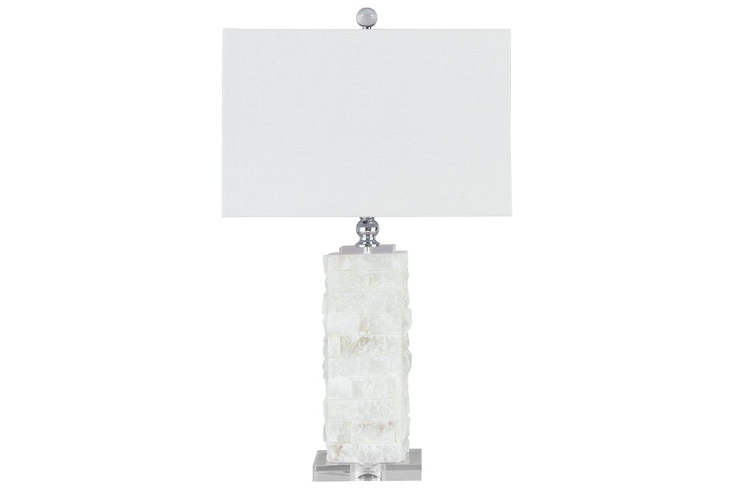 Malise White Table Lamp - Gate FurnitureTable Lamp