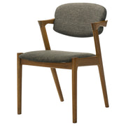 Malone Padded Wood Dining Arm Chair Dark Walnut (Set of 2) - 105352