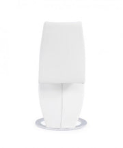 Malone White Glass Top Table & PU Chair Dining Set - Lara FurnitureDining Room Set