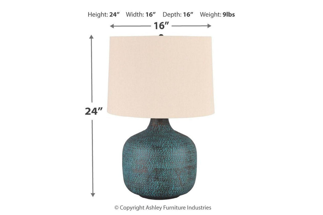 Malthace Patina Table Lamp - Gate FurnitureTable Lamp