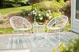 Mandarin Cape Outdoor Table and Chairs (Set of 3) - P312-050 - Lara Furniture