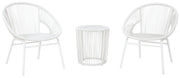 Mandarin Cape Outdoor Table and Chairs (Set of 3) - P312-050 - Lara Furniture