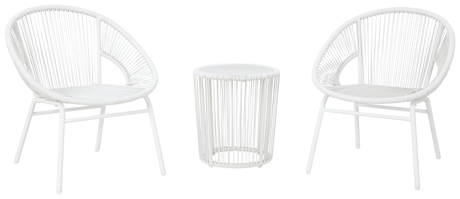 Mandarin Cape Outdoor Table and Chairs (Set of 3) - P312-050 - Lara Furniture