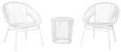 Mandarin Cape Outdoor Table and Chairs (Set of 3) - P312-050 - Lara Furniture
