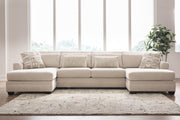 Mandi Point Marble 3-Piece Double Chaise Sleeper Sectional - 62606S17