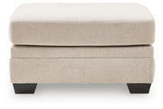 Mandi Point Marble Oversized Accent Ottoman - 6260608
