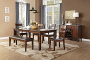 Mantello Cherry Extendable Dining Set - Lara FurnitureDining Room Set