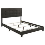 Mapes Upholstered Eastern King Panel Bed Charcoal - 305746KE