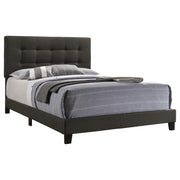 Mapes Upholstered Queen Panel Bed Charcoal - 305746Q