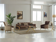 Marbella Convertible Sofa in Beige - 200-SIM-MAR-VELVET260-3