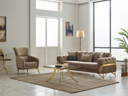 Marbella Convertible Sofa in Brown - 200-SIM-MAR-VELVET406-3