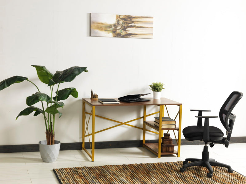 Marbella Study Desk in Walnut - 790-MAR-SD-WLNT