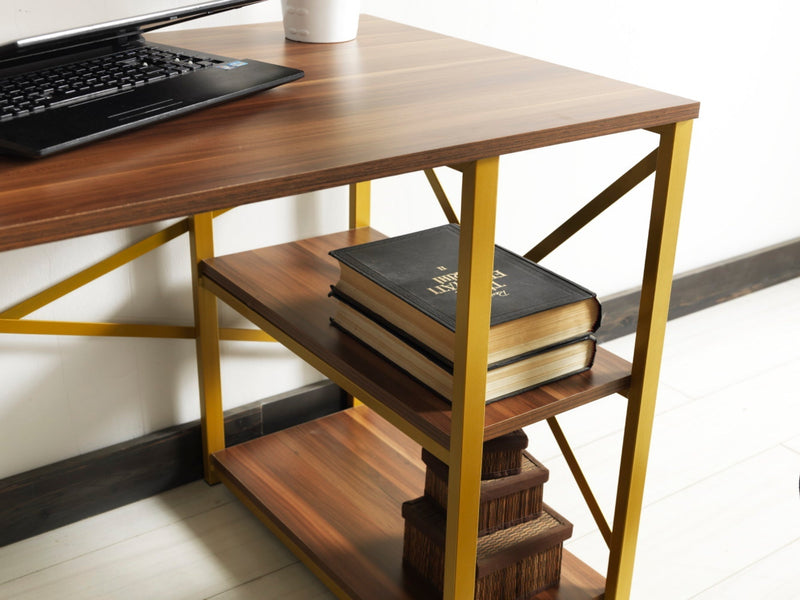 Marbella Study Desk in Walnut - 790-MAR-SD-WLNT