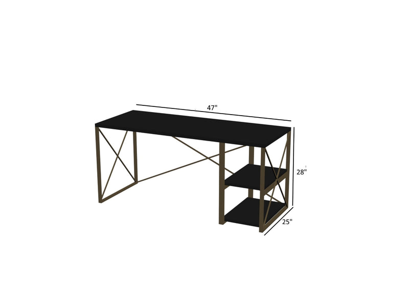 Marbella Study Desk in Walnut - 790-MAR-SD-WLNT