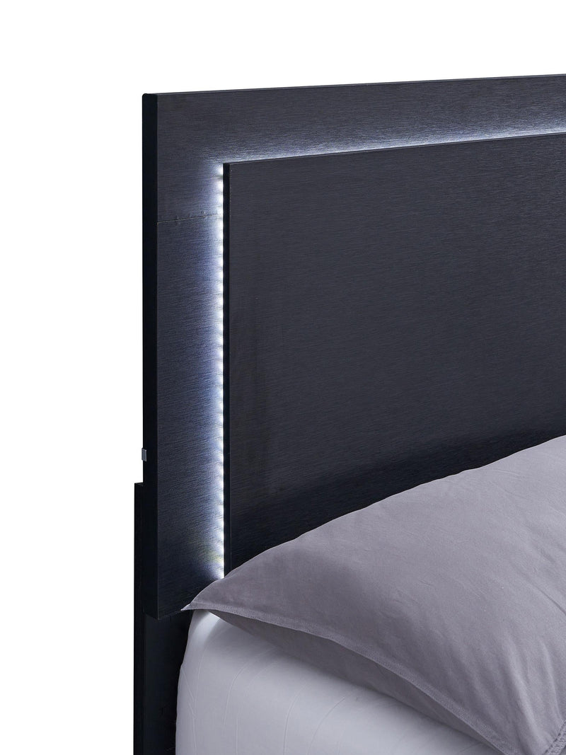 Marceline 4-piece Eastern King Bedroom Set Black - 222831KE-S4
