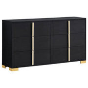 Marceline 4-piece Eastern King Bedroom Set Black - 222831KE-S4