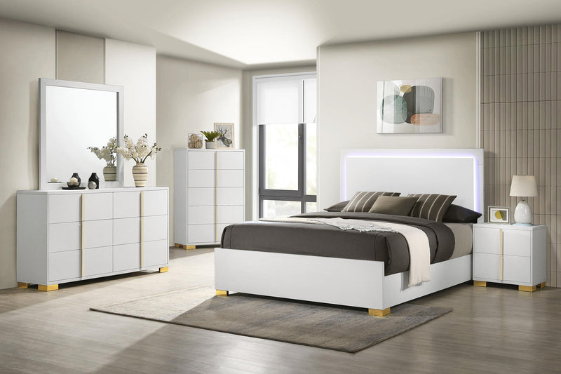 Marceline 5-drawer Bedroom Chest White - 222935