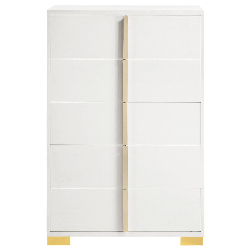 Marceline 5-drawer Bedroom Chest White - 222935