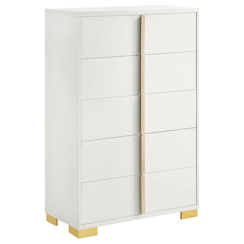 Marceline 5-piece Full Bedroom Set White - 222931F-S5