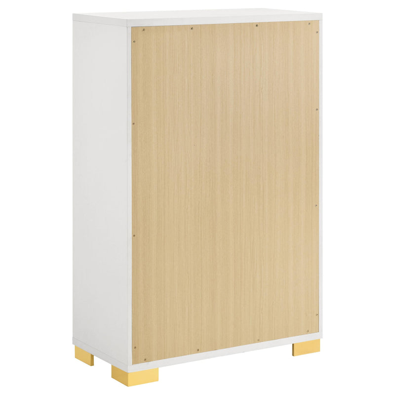Marceline 5-piece Full Bedroom Set White - 222931F-S5