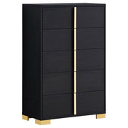 Marceline 5-piece Twin Bedroom Set Black - 222831T-S5