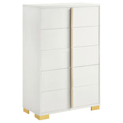 Marceline 5-piece Twin Bedroom Set White - 222931T-S5