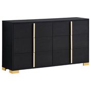 Marceline 6-drawer Dresser Black - 222833