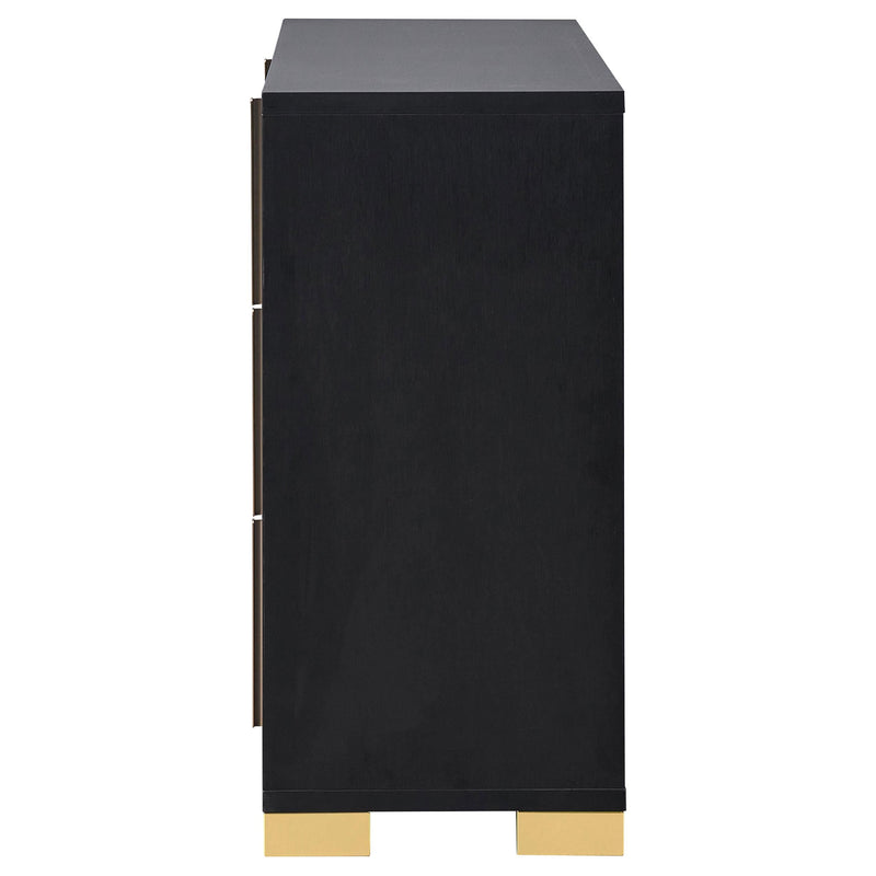 Marceline 6-drawer Dresser Black - 222833
