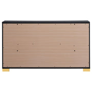 Marceline 6-drawer Dresser Black - 222833