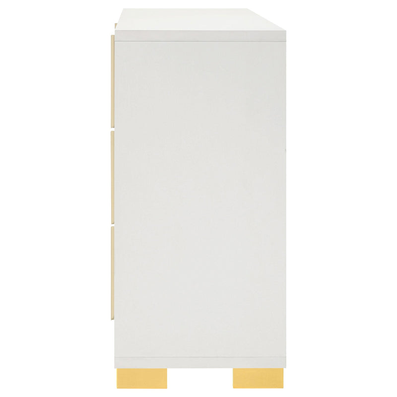 Marceline 6-drawer Dresser White - 222933